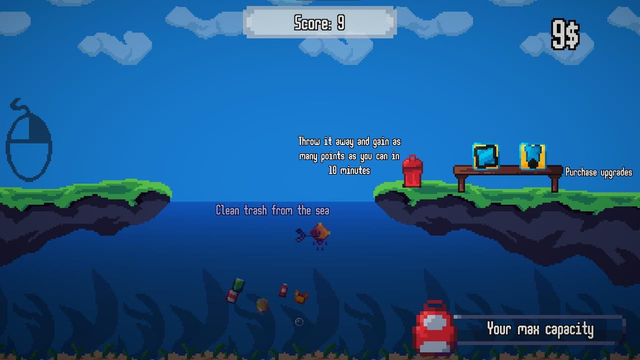 Clean the sea, but not for free screenshot 4