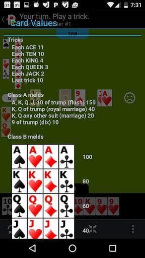 Pinochle Free screenshot 5