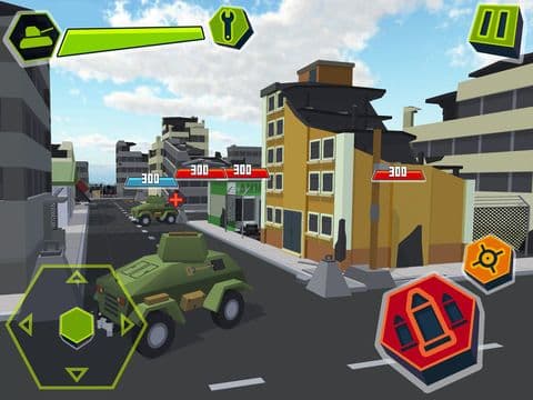 Cube Tanks - Blitz War 3D screenshot 2
