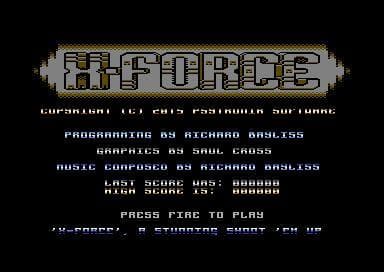 X-Force 2015 C64 [FREE] screenshot 3