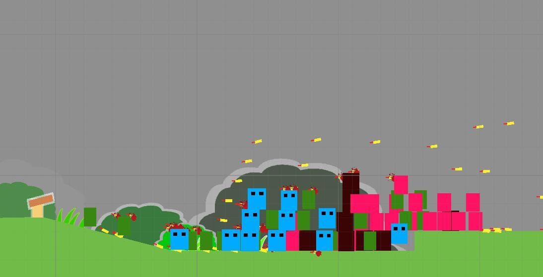 Gliding barrage（飞行的弹幕） screenshot 2