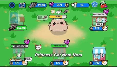 Princess Cat Nom Nom screenshot 2