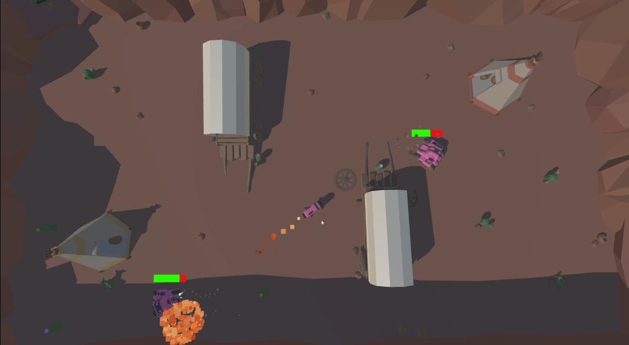 Tank Tussle (Tennissky) screenshot 2