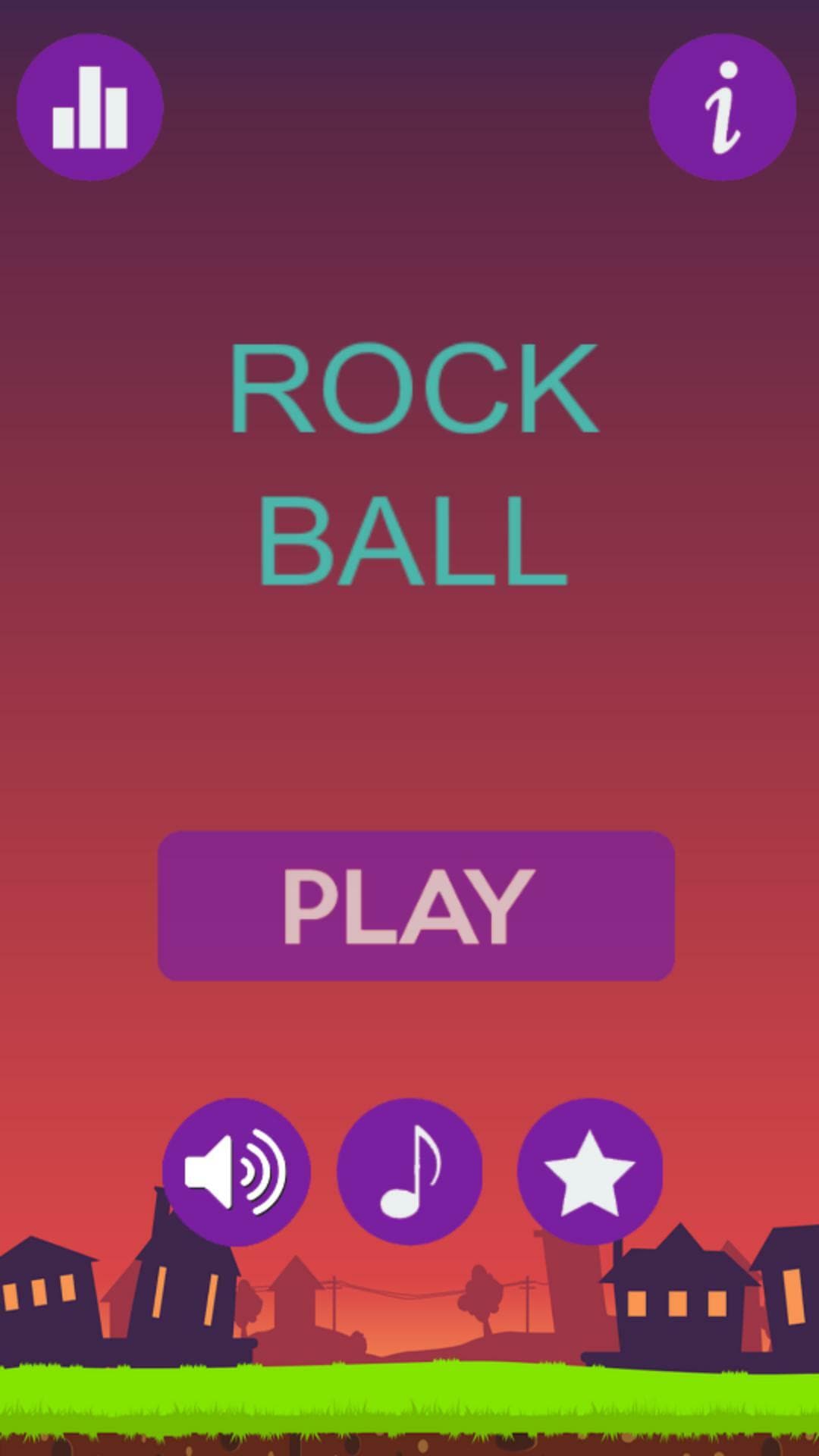 🔮 Rock Ball: Fall Down Ball Hop 🧶 Tap Jumper 🏓 screenshot 2