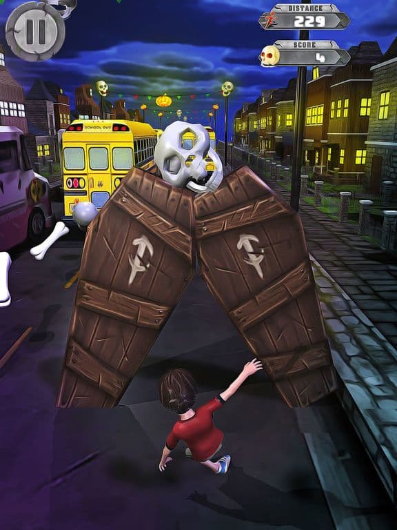 Halloween Theme Zombie Runner screenshot 3