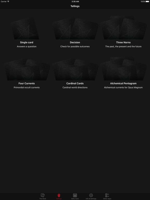 Sabbatic Tarot HD screenshot 4