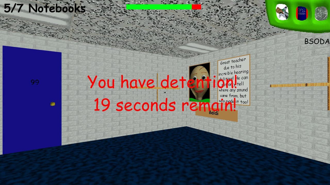 Baldi new schoolhouse (Baldis basic custom map) screenshot 3