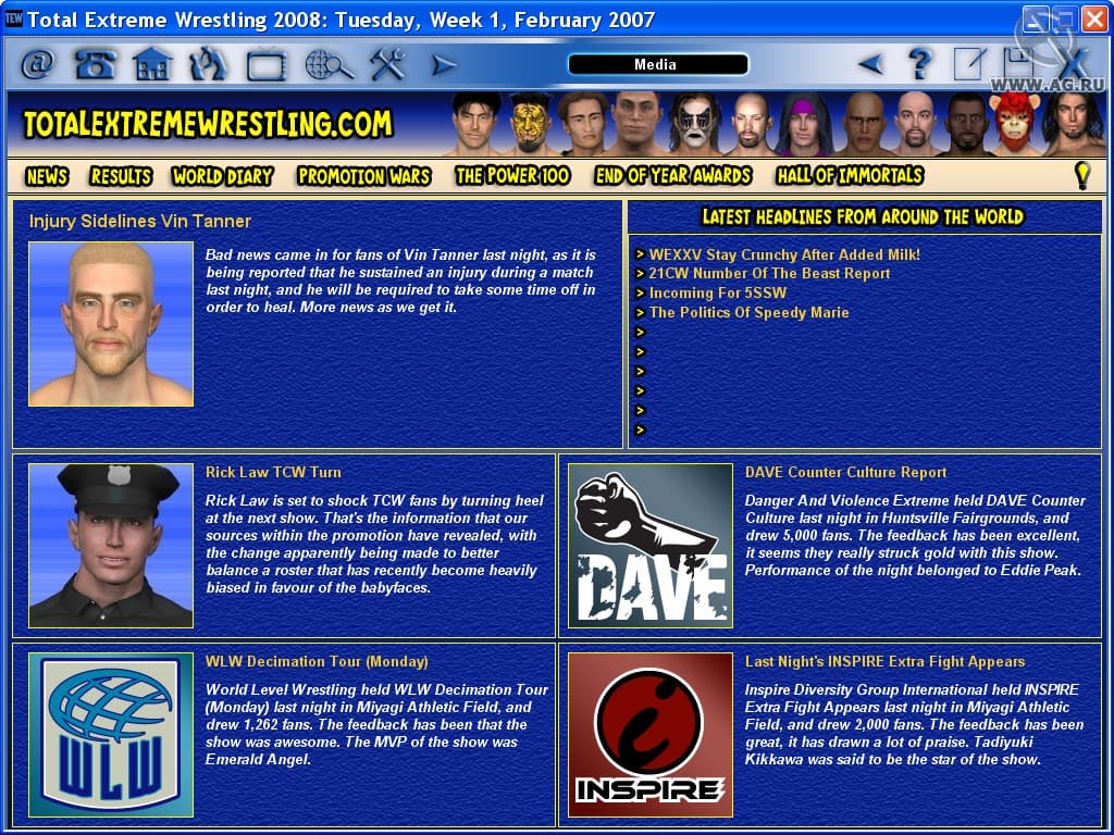 Total Extreme Wrestling 2008