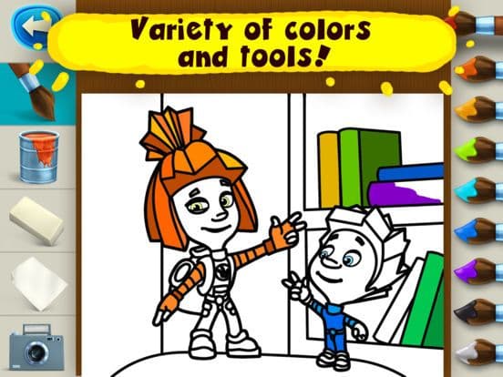 Fixies Coloring Pages: Paint with Finger in book! screenshot 4
