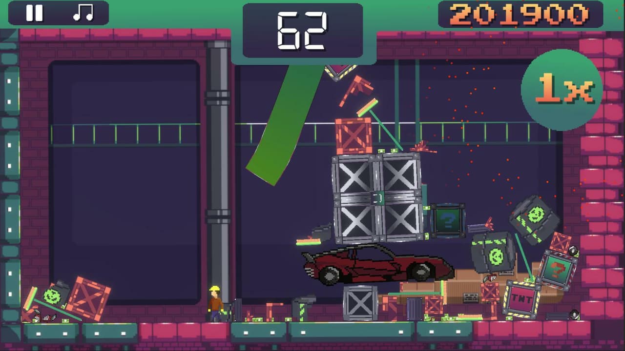 Extremely Fast Paced Yellow Hat Trash Grab Game screenshot 4