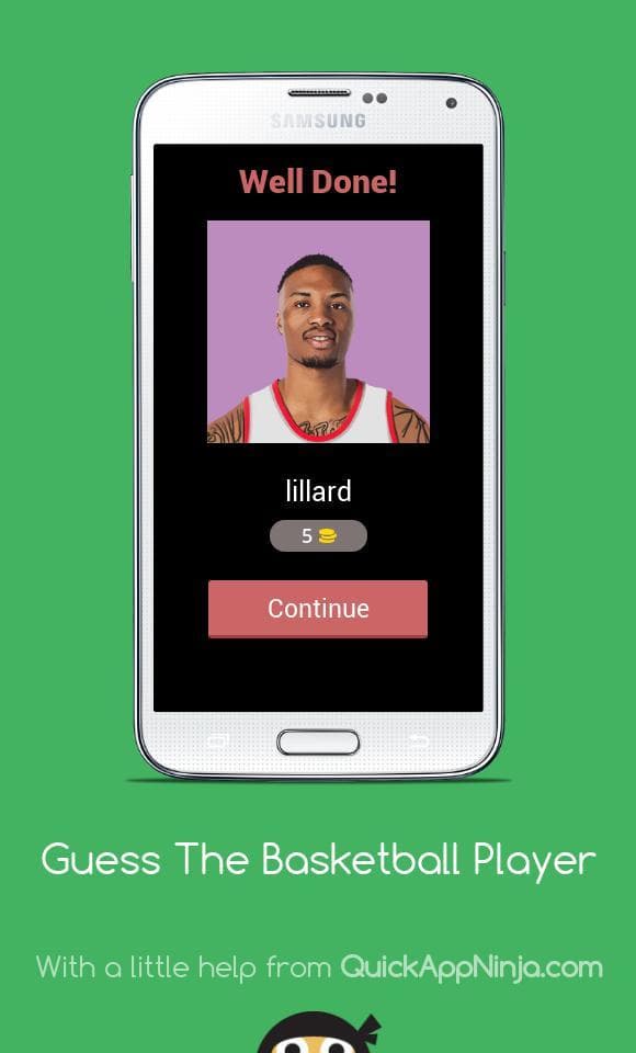 Guess The Basketball Player QUIZ APP screenshot 3