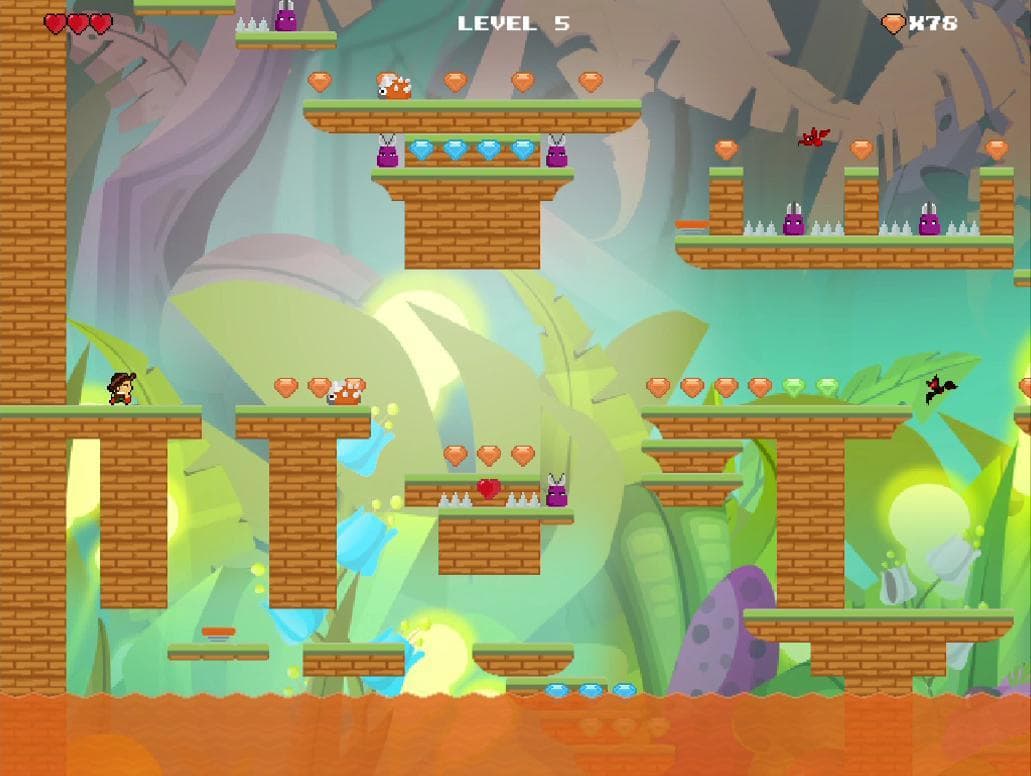 Lava Rolling Kid (itch) screenshot 3