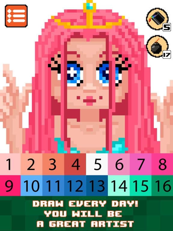 Draw in Pixel Art