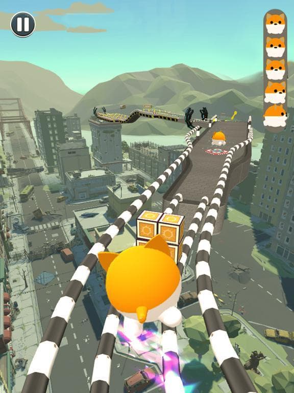 Rolling Ball Sky Escape screenshot 2