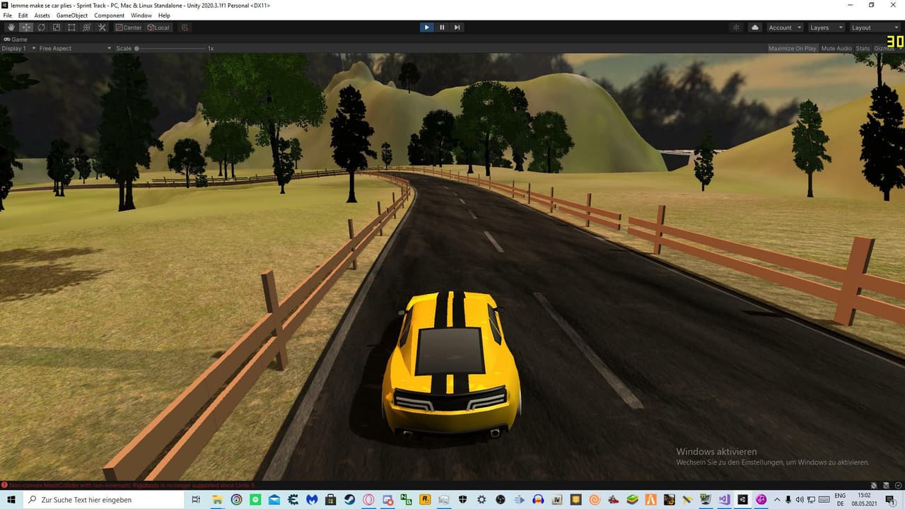 random 3d car game