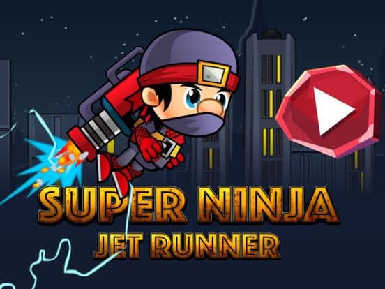 SUPER NINJA JET RUNNER screenshot 2