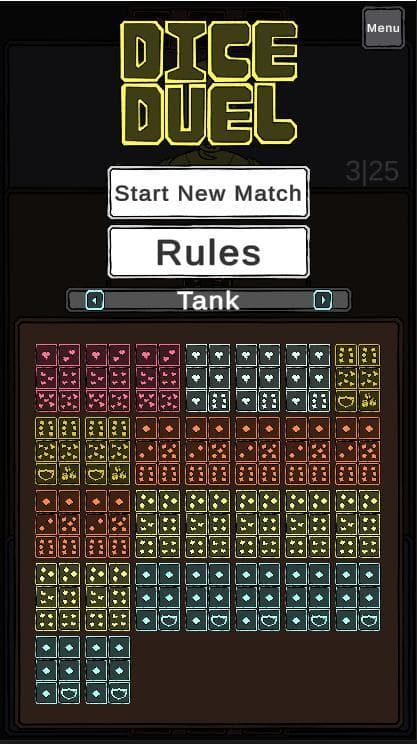 Dice Duel (GMTK 2022 / ODJ 16.07) screenshot 2