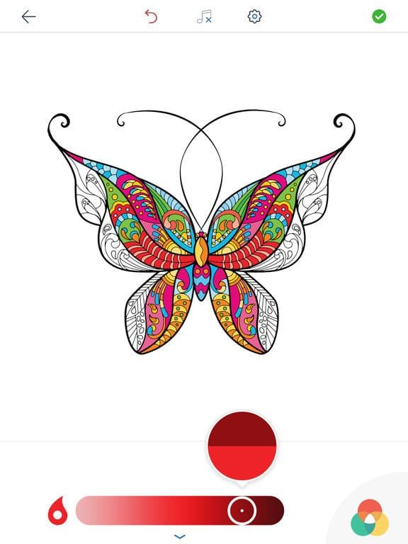 Adult Butterfly Coloring Book screenshot 4