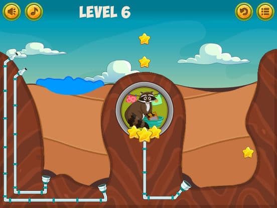 Little Racoon Big Wash (puzzle game) screenshot 5