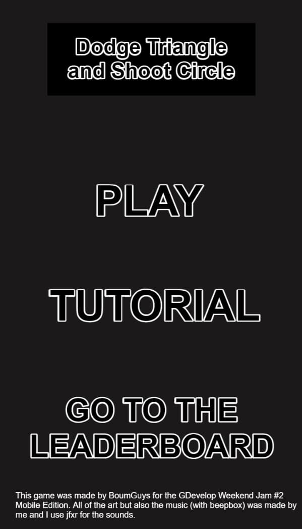 Dodge Triangle and Shoot Circle screenshot 2
