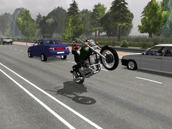 Russian Moto Traffic Rider 3D screenshot 4