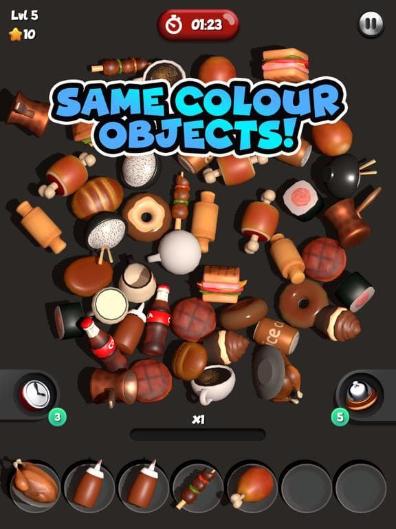 Food Match 3D: Tile Puzzle screenshot 6