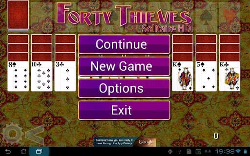 Forty Thieves Solitaire HD screenshot 3
