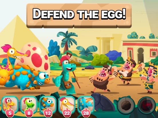 Dino Bash: Travel Through Time screenshot 2