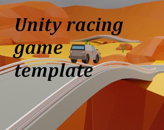 Low Poly Racer Template Unity 2018