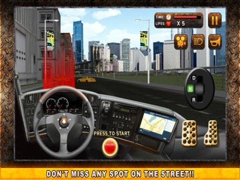 Dump Garbage Truck Simulator – Drive your real dumping machine & clean up the mess from giant city screenshot 2