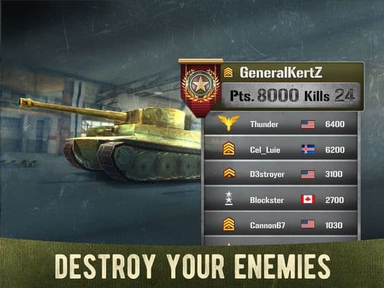 War Machines: 3D Tank Shooting screenshot 6