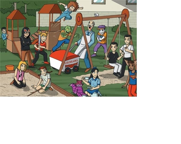 Gotham kids virtual novel game
