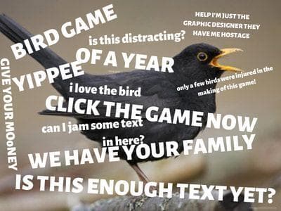 BIRD GAME OF THE YEAR YIPPEE