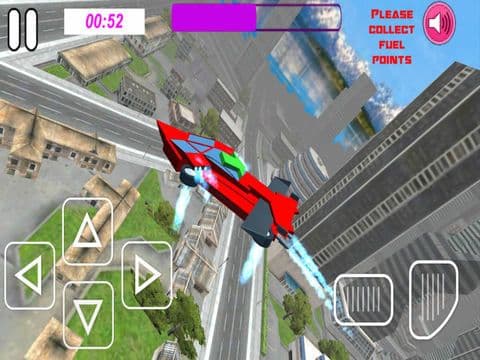 Flying Car Driving Simulator - Wings Flying N Driving 2016 screenshot 2