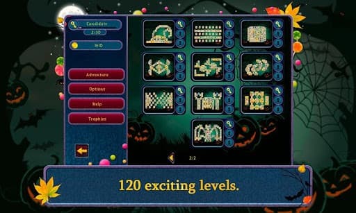 Halloween Night 2 Mahjong Free screenshot 4