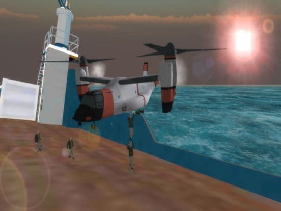 Airplane Helicopter Osprey Rescue