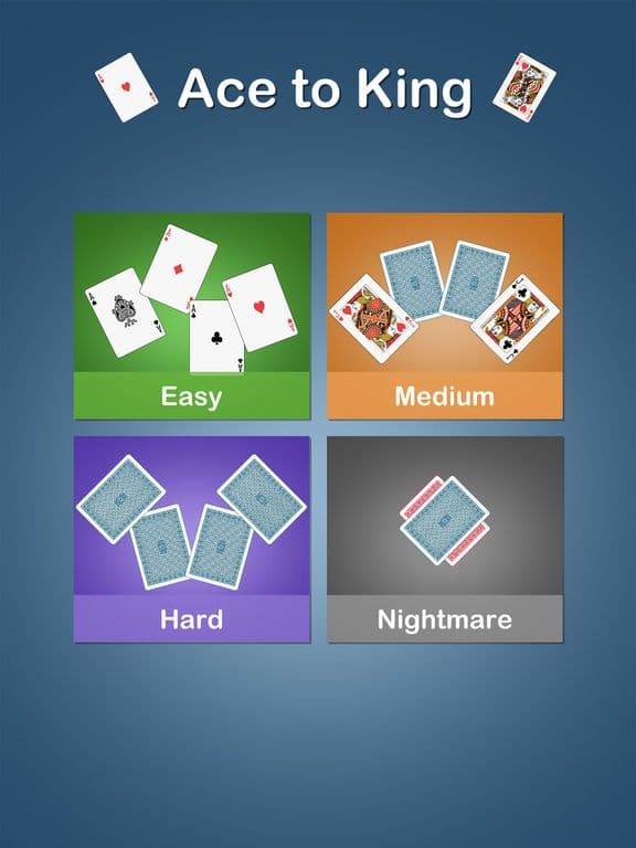 Find Card Games - Ace to King