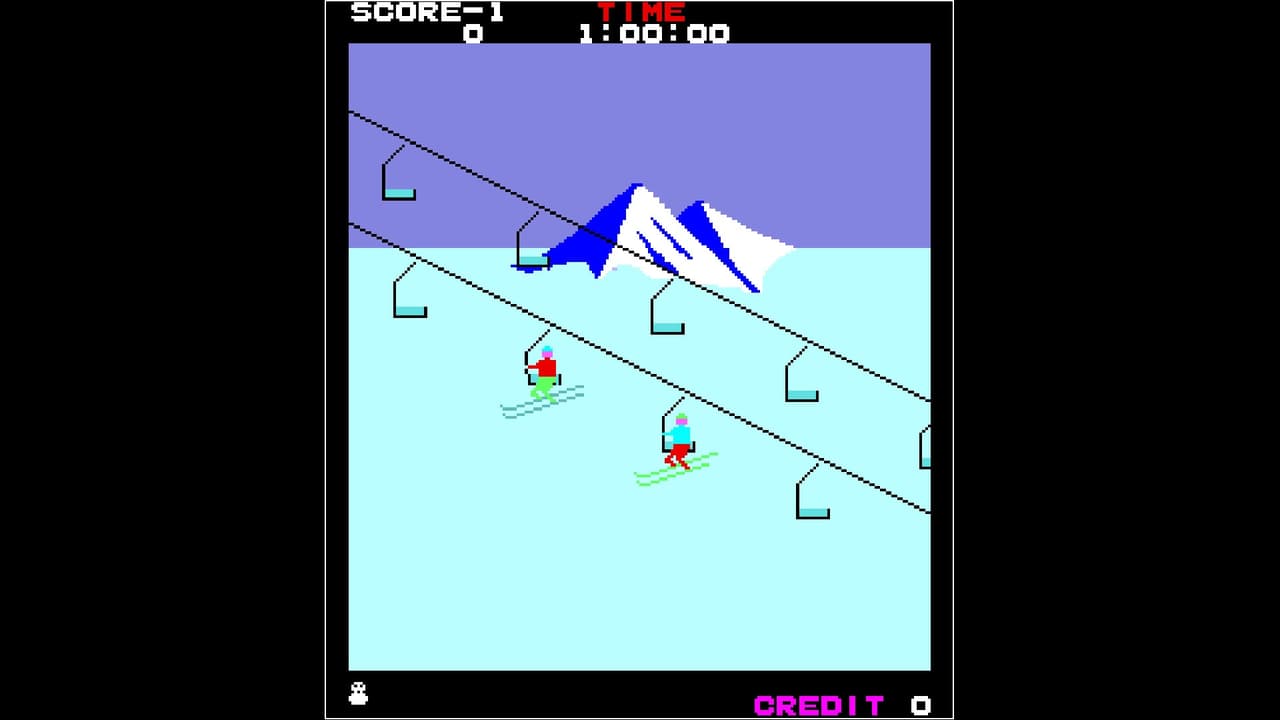 Arcade Archives ALPINE SKI screenshot 2