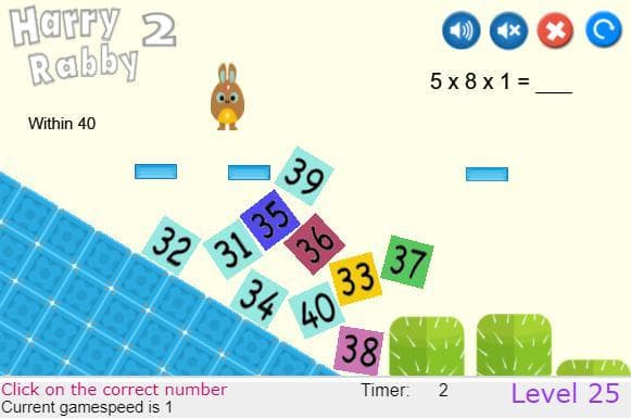 HarryRabby2 Multiply with 3 numbers FREE screenshot 5