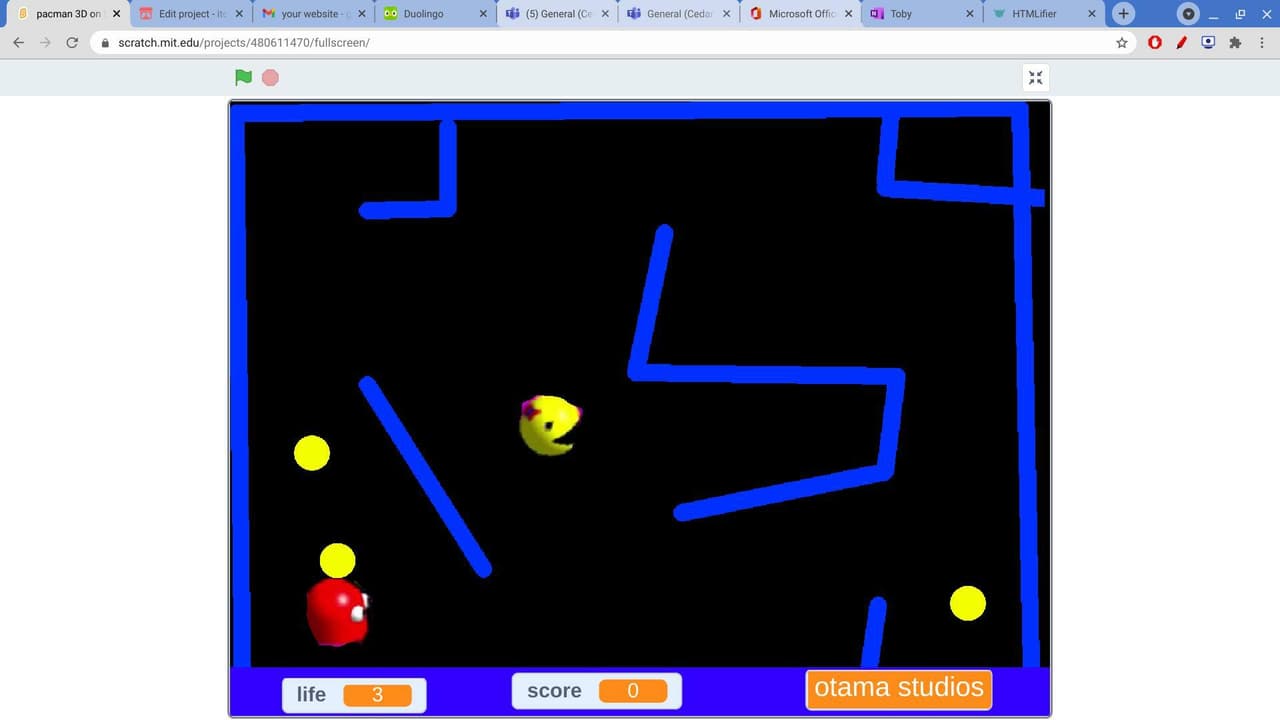 Pacman 3D (otama studios)