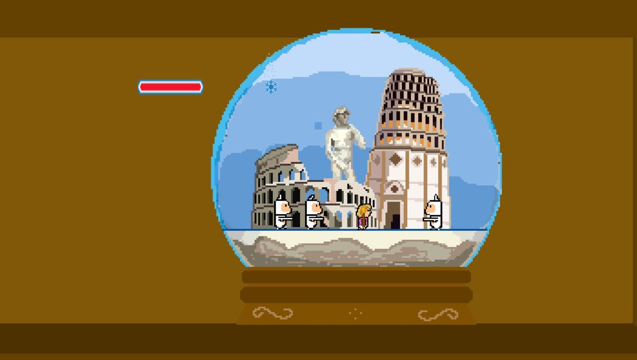 Through the glass
