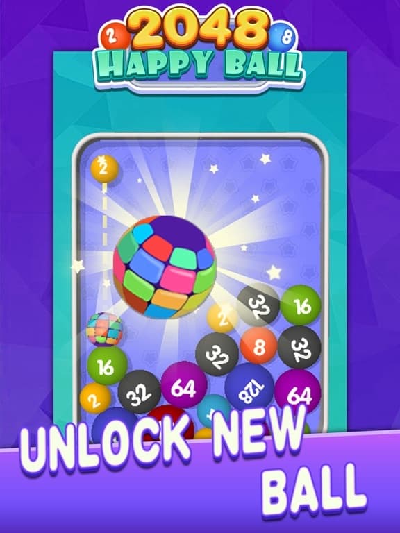 Happy Ball 2048 screenshot 3