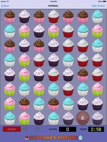 Cupcakes Match 3 screenshot 3