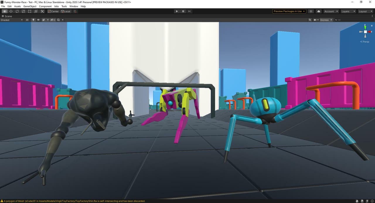 Funny Robot Race screenshot 4