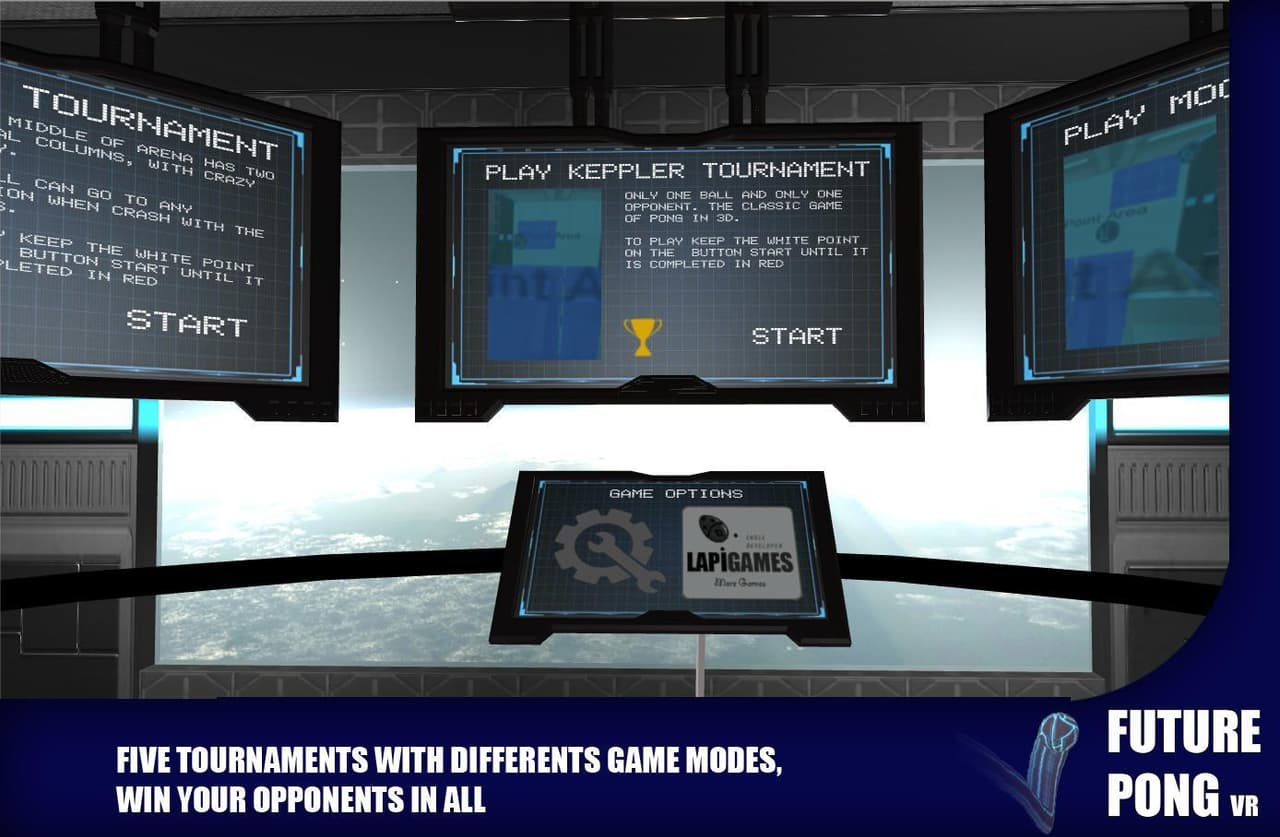 Future Pong VR - Cardboard Android screenshot 4