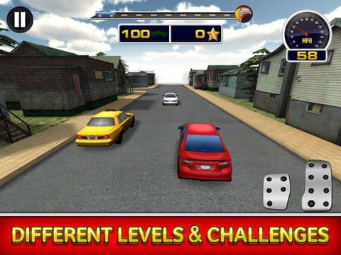3D Police Run Drag Racing Simulator - A Real Cops Chase Driving Race screenshot 5