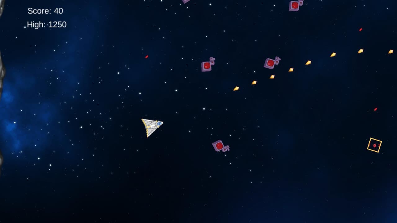 2d space shooter h