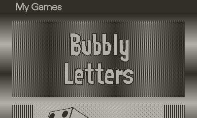 BubblyLetters (Playdate) screenshot 2