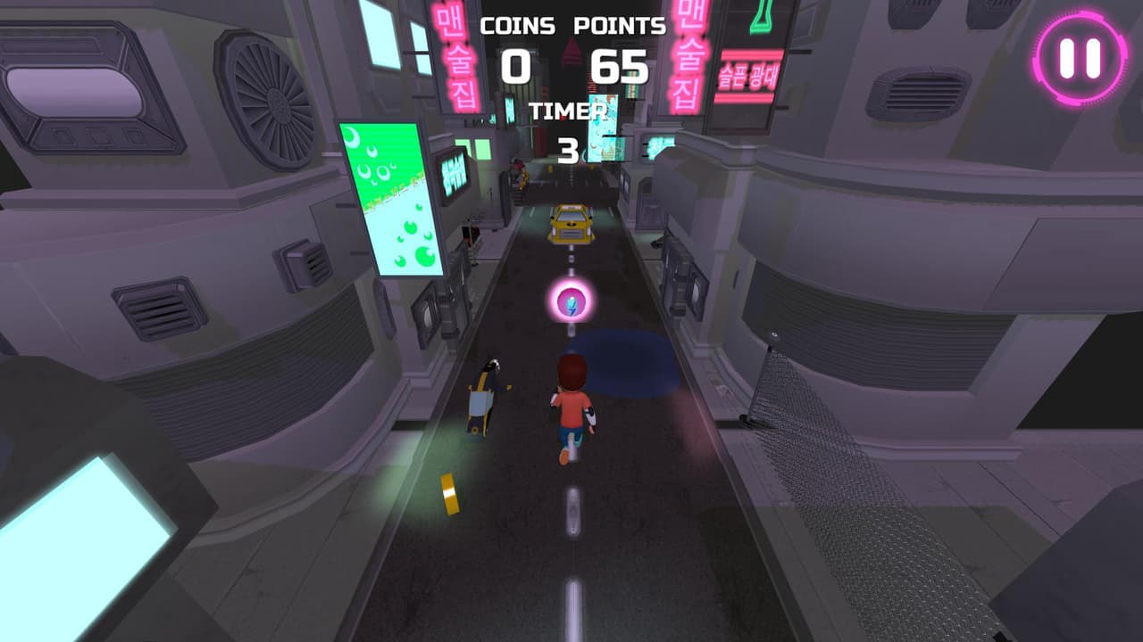 Neon City Endless Runner screenshot 4