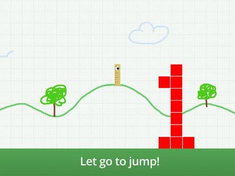 Number Jumper - cute retro jumping game